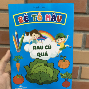Bé tô màu mẫu giáo - Rau củ quả (2024-10k)